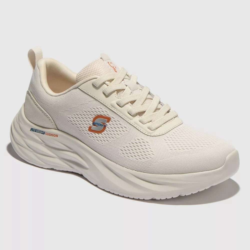 Men's Archie Sneakers by S Sport by Skechers Natural Size 9